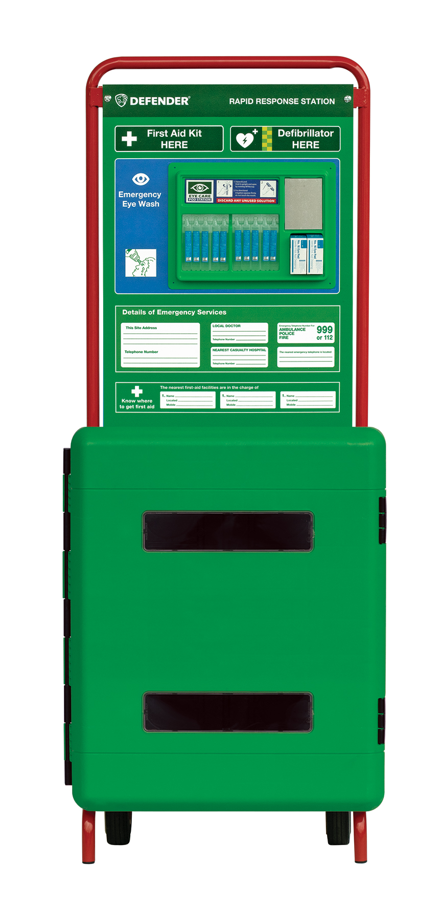 Green rapid response station V2 - FIR128RRU-GN Green rapid response station