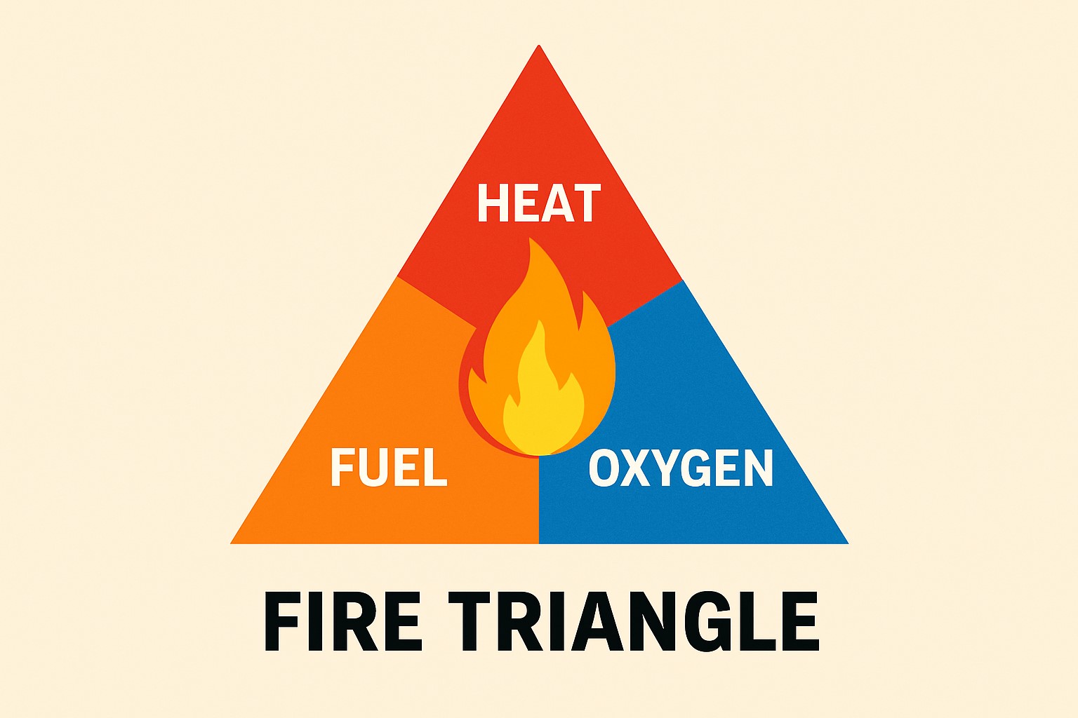 The fire triangle