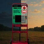 Glow in the dark fire trolley