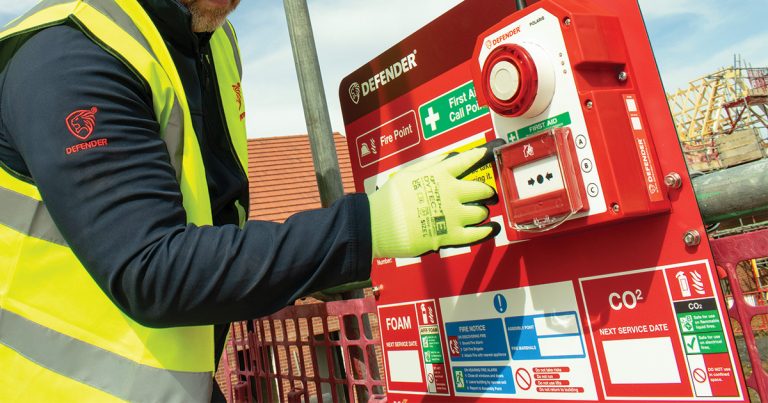 Defender fire safety solutions on site 2025