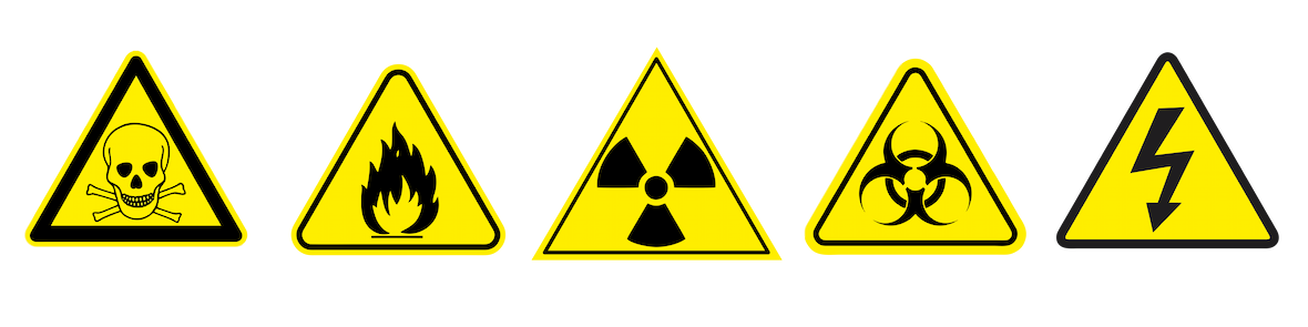 fire hazard warning signs