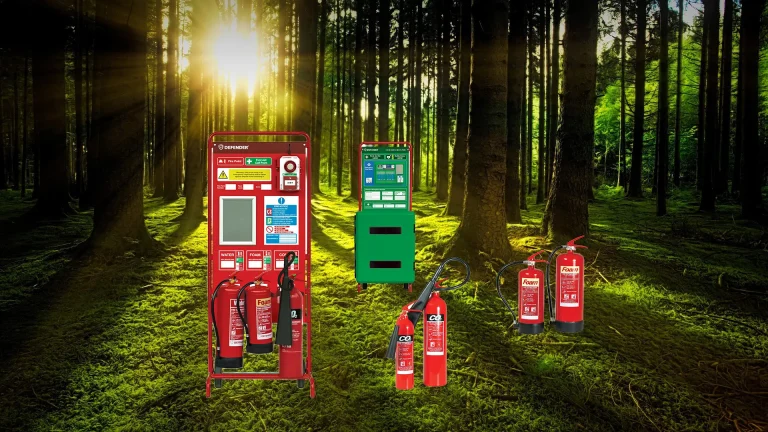 Defender products in green woodland